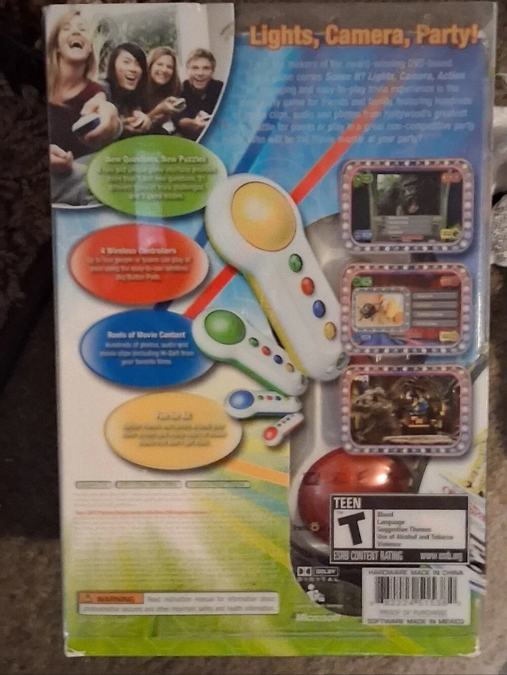 New Blue Scene' Video Game Disc Packaging Blue 'Scene' Video Game Disc Packaging